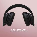 boAt Rockerz 450, 15 HRS Battery, 40mm Drivers, Padded Ear Cushions, Integrated Controls, Dual Modes, On Ear Bluetooth Headphones, Wireless Headphone with Mic (Luscious Black)