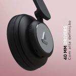 boAt Rockerz 450, 15 HRS Battery, 40mm Drivers, Padded Ear Cushions, Integrated Controls, Dual Modes, On Ear Bluetooth Headphones, Wireless Headphone with Mic (Luscious Black)