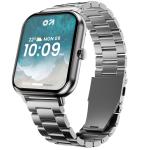 TWS Smart Watch 1.85''HD Screen, Bluetooth Calling, IP68, 500 Nits Brightness,, AlI Voice Assistant, SpO2 Monitoring and 100+ Sports Mode